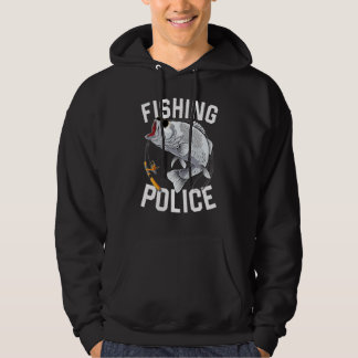Veste À Capuche Fishing Police Largemouth Bass  Fisherman Fathers'