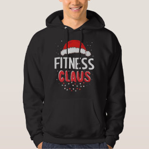 Veste À Capuche Fitness Santa Claus Costume correspondant Noël