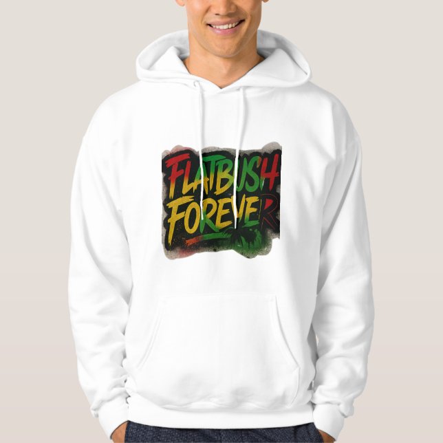 Veste À Capuche Flatbush Forever ™ Reggae Hoodie  (Devant)