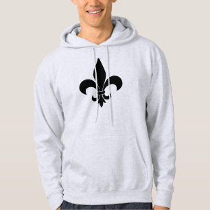 Veste À Capuche Fleur de lis Motif