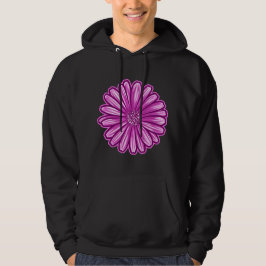 Veste À Capuche Fleur de marguerite africaine, Illustration réalis