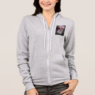 Veste À Capuche Fleur de rose sauvage rose Photo florale