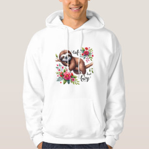 Veste À Capuche Fleurs de paresseux mignon