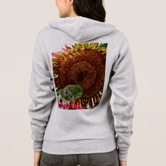 Veste À Capuche Fleurs Ensoleillées