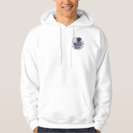 Veste À Capuche Focus sur la Beauté - Stylo et Rose d'encre sur pa
