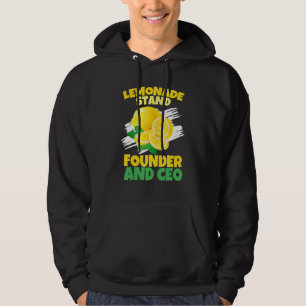 Veste À Capuche Fondateur et PDG du stand de limonade Équipe de