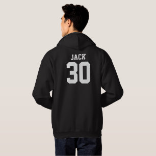 Veste À Capuche Football Football Nom Et Numéro Personnalisés