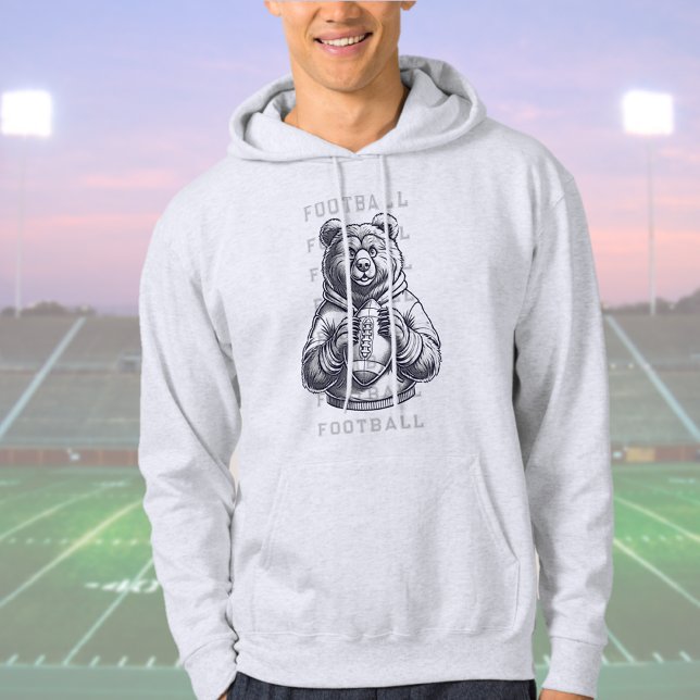 Veste À Capuche Football personnalisé (Personalized Football Hoodie (front))