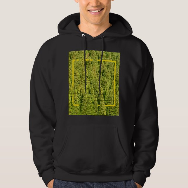 Veste À Capuche Forme de la forêt (Devant)