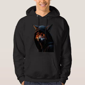 Veste À Capuche Fox Ninja with Burning Eyes