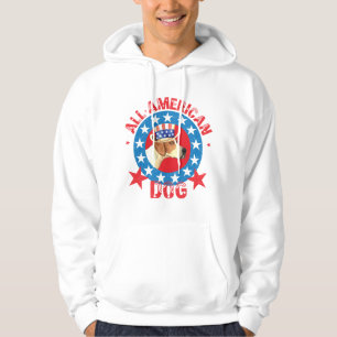Veste À Capuche Foxhound américain patriotique