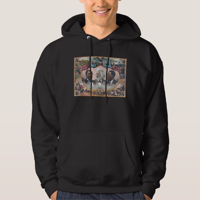 Veste À Capuche Fr3d3rick Bailey Douglass avec Black Abolitionnist (Devant)