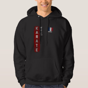 Veste À Capuche France Karate Drapeau français Kyokushinkai Dojo s