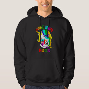 Veste À Capuche Free Mom Hugs Gay pride Lgbt