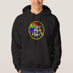 Veste À Capuche Free Mom Hugs Rainbow Heart Lgbt Pride Mois 4