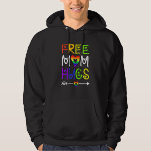 Veste À Capuche Free Mom Hugs Rainbow Heart Lgbt Pride Mois _5