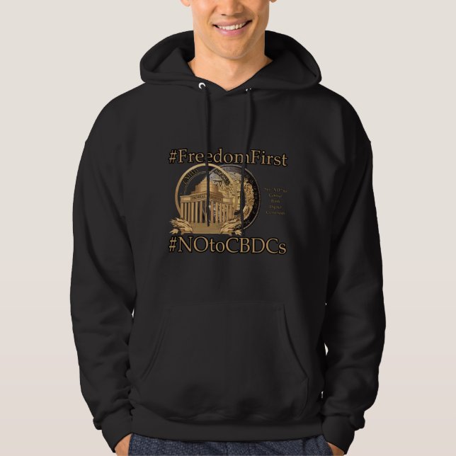 Veste À Capuche #FreedomFirst : Portefeuille de la liberté - Embra (Devant)