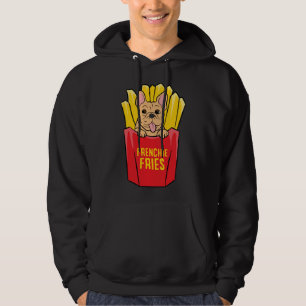 Veste À Capuche French Bulldog Frenchie Fries mignonne French Bull