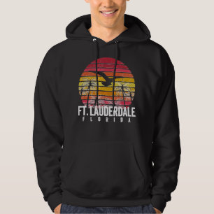 Veste À Capuche Ft. Fort Lauderdale Floride FL Vintage Rétro Distr