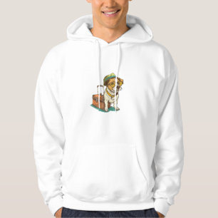 Veste À Capuche Fun Travellers Chien avec sac Graphic pour valise