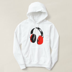 VESTE À CAPUCHE FUNKY URBAN DJ RED HEADPHONES