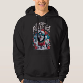 Veste À Capuche Funny Alaskan Klee Kai Chien Joyeux Jeux de Noël