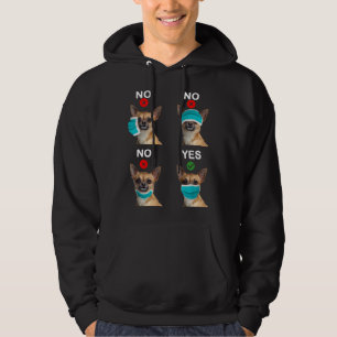 Veste À Capuche Funny Chihuahua Chien Quarantiné Chien Comment Por