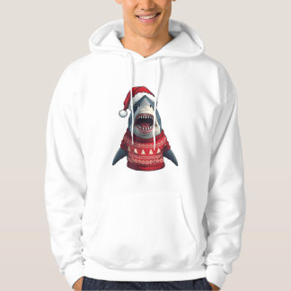 Veste À Capuche Funny Christmas Shark Ugly Sweater T-Shirt 