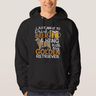 Veste À Capuche Funny Golden Retriever Beer Golden Retriever Propr