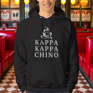 Veste À Capuche Funny Kappa Kappa Chino Grec Lifestyle Noir