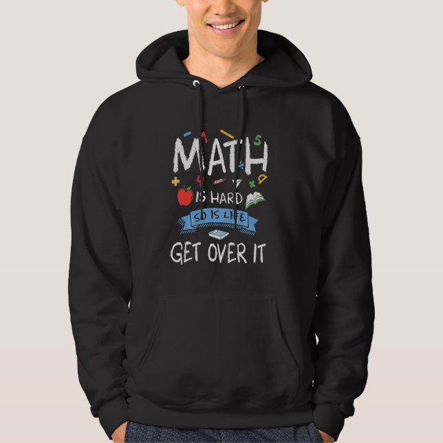 Veste À Capuche Funny Mathématiques Geeks Enseignants Maths C'est  (Devant)