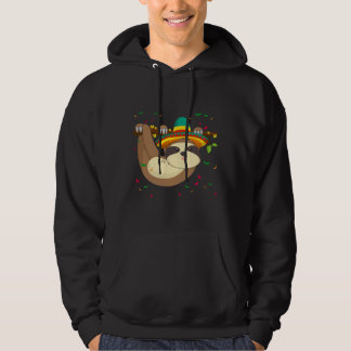 Veste À Capuche Funny Sloth Cinco De Mayo Sombrero
