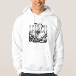Veste À Capuche Fusée Graphisme d'exploration spatiale