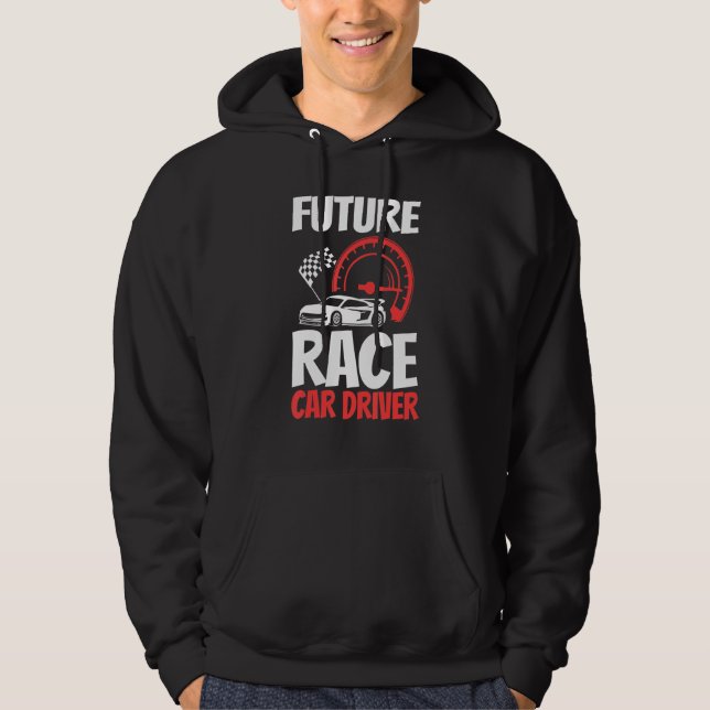 Veste À Capuche Futur Pilote De Voiture De Course Enfants Hommes F (Devant)