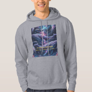 Veste À Capuche Galaxie Océan Baleine Cosmique