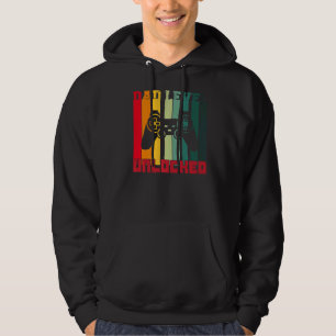 Veste À Capuche Gamer Papa Niveau Déverrouillé Gamer Grossesse Ann