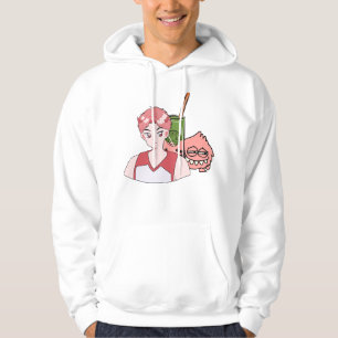 Veste À Capuche Garçon démon d'anime avec thé aux bulles de matcha