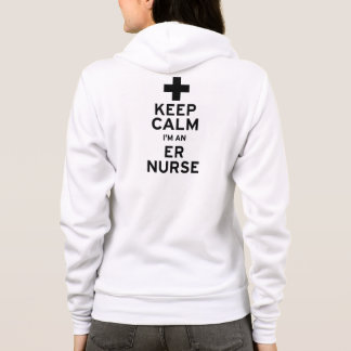 Veste À Capuche Gardez le calme infirmière ER