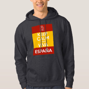 Veste À Capuche Gardez votre calme et vive l'Espagne