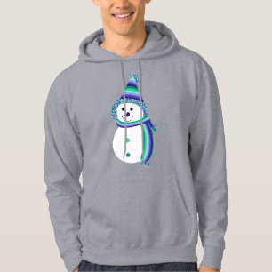 Veste À Capuche Gay Hommes Fierté Drapeau Snowman Snowperson