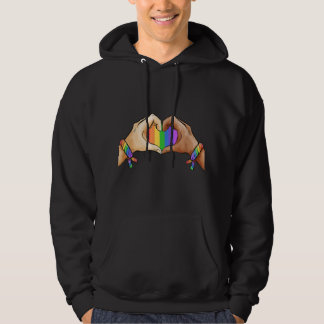 Veste À Capuche Gay pride Gif LGBT Rainbow Ice Cream Team