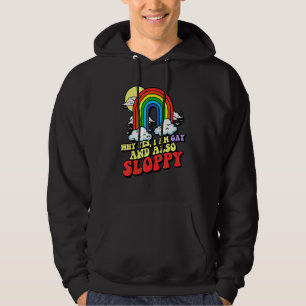 Veste À Capuche Gay & Sloppy Lgbtq Pride Arc-en-ciel 80s désorgani