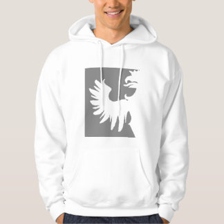 Veste À Capuche Geai Niani - griffon coupé par logo central - gris
