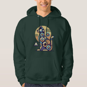 Veste À Capuche Géométrique CAT -