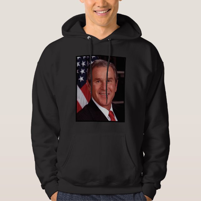 Veste À Capuche George Bush 43ème photo du président américain (Devant)
