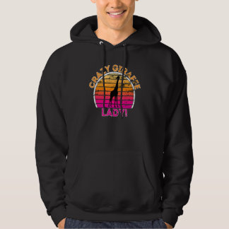 Veste À Capuche Giraffe folle Lady Funny Retro Giraffe