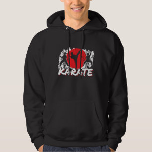 Veste À Capuche Girls Karate - Thème japonais patriotique Japon