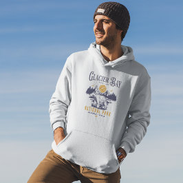 Veste À Capuche Glacier Bay National Park Forest Landscape