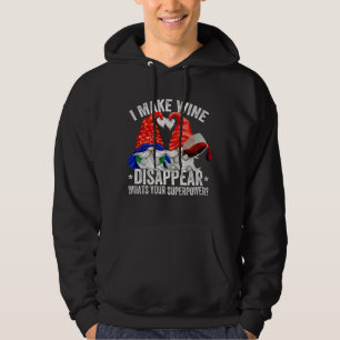 Veste À Capuche Gnome Amateur De Vins Je Fais Disparaître Le Vin C