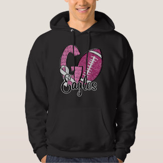 Veste À Capuche Go Eagles École Sport Ventilateur Esprit Cancer du